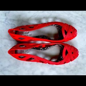 NEW Melissa + Jason Wu rubber shoes